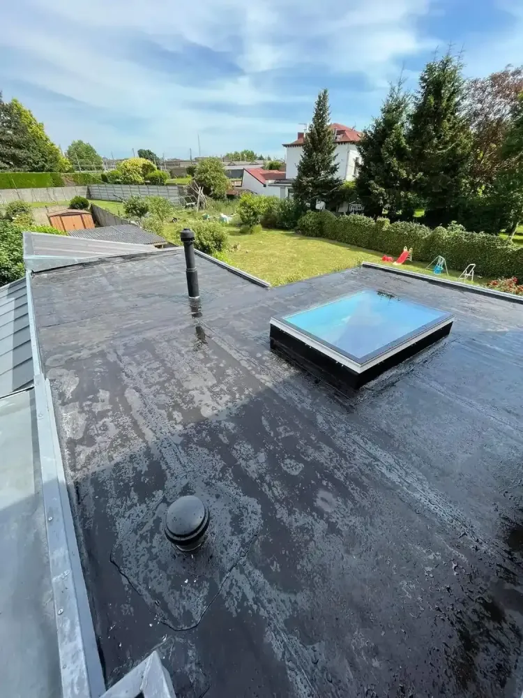 Toiture plate à Erquelinnes